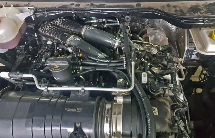 Silnik 3.0 Hurricane z&nbsp;instalacją gazową KME NEV-SKY DIRECT Model 3 w&nbsp;samochodzie RAM 1500
