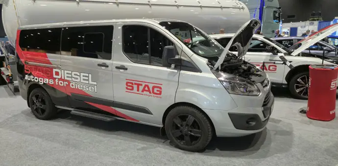 Ford Turneo Custom z&nbsp;instalacją STAG DIESEL