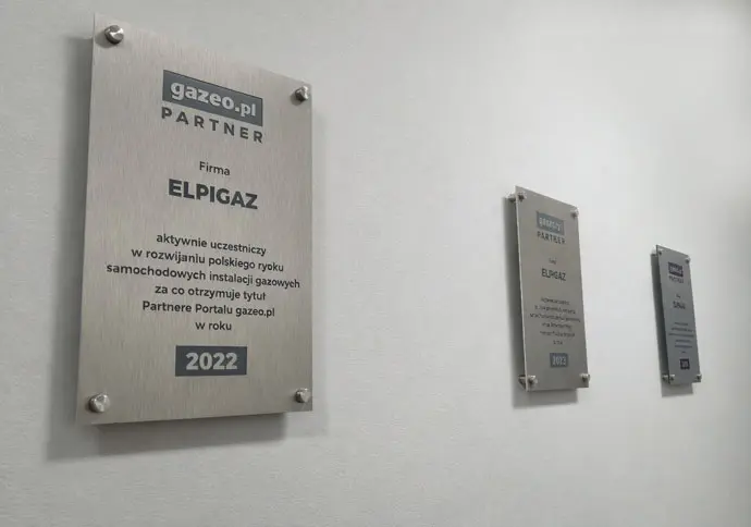 Certyfikaty Partnera portalu gazeo.pl firmy Elpigaz