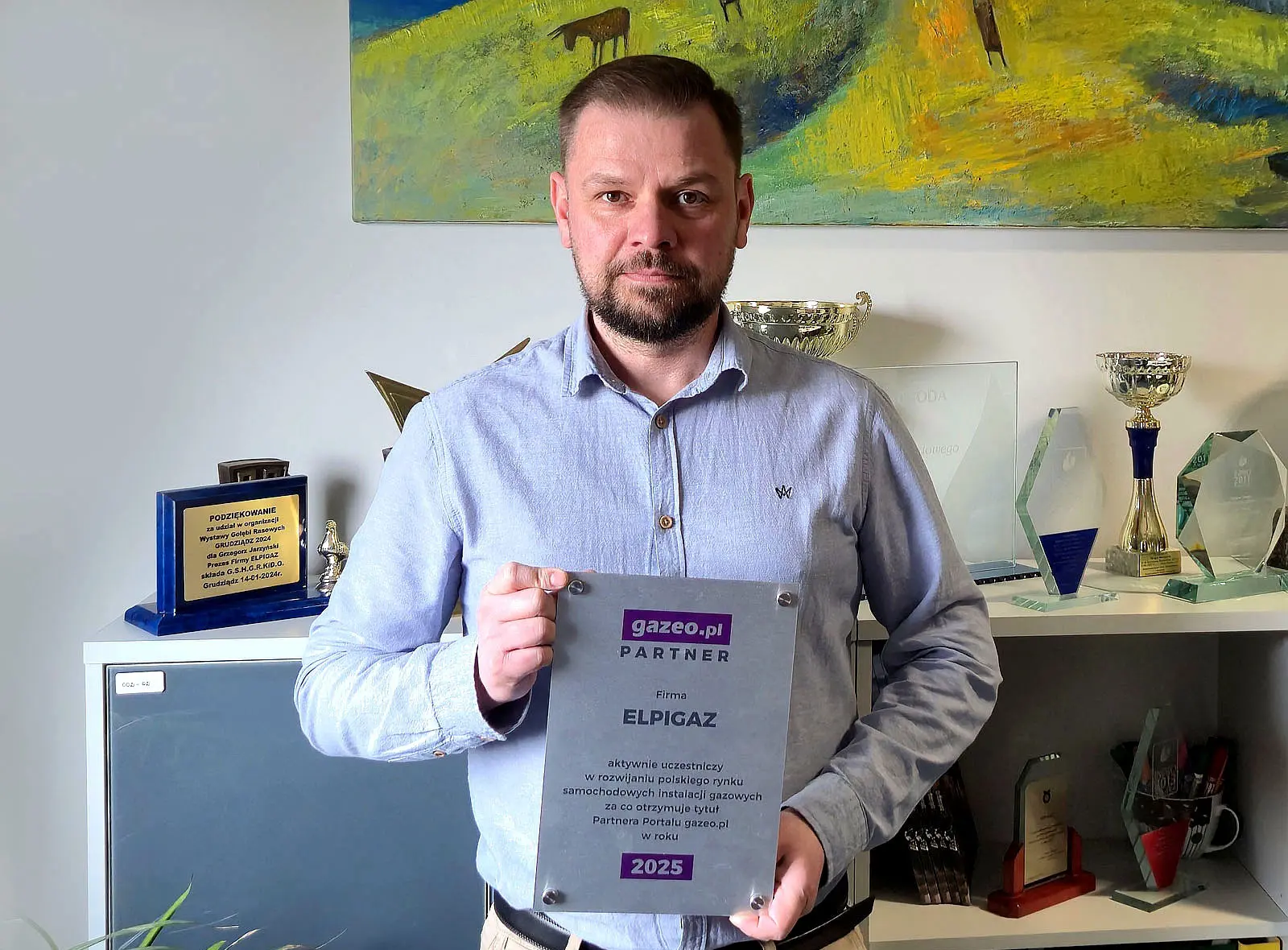 Certyfikat Partnera portalu gazeo.pl dla firmy Elpigaz