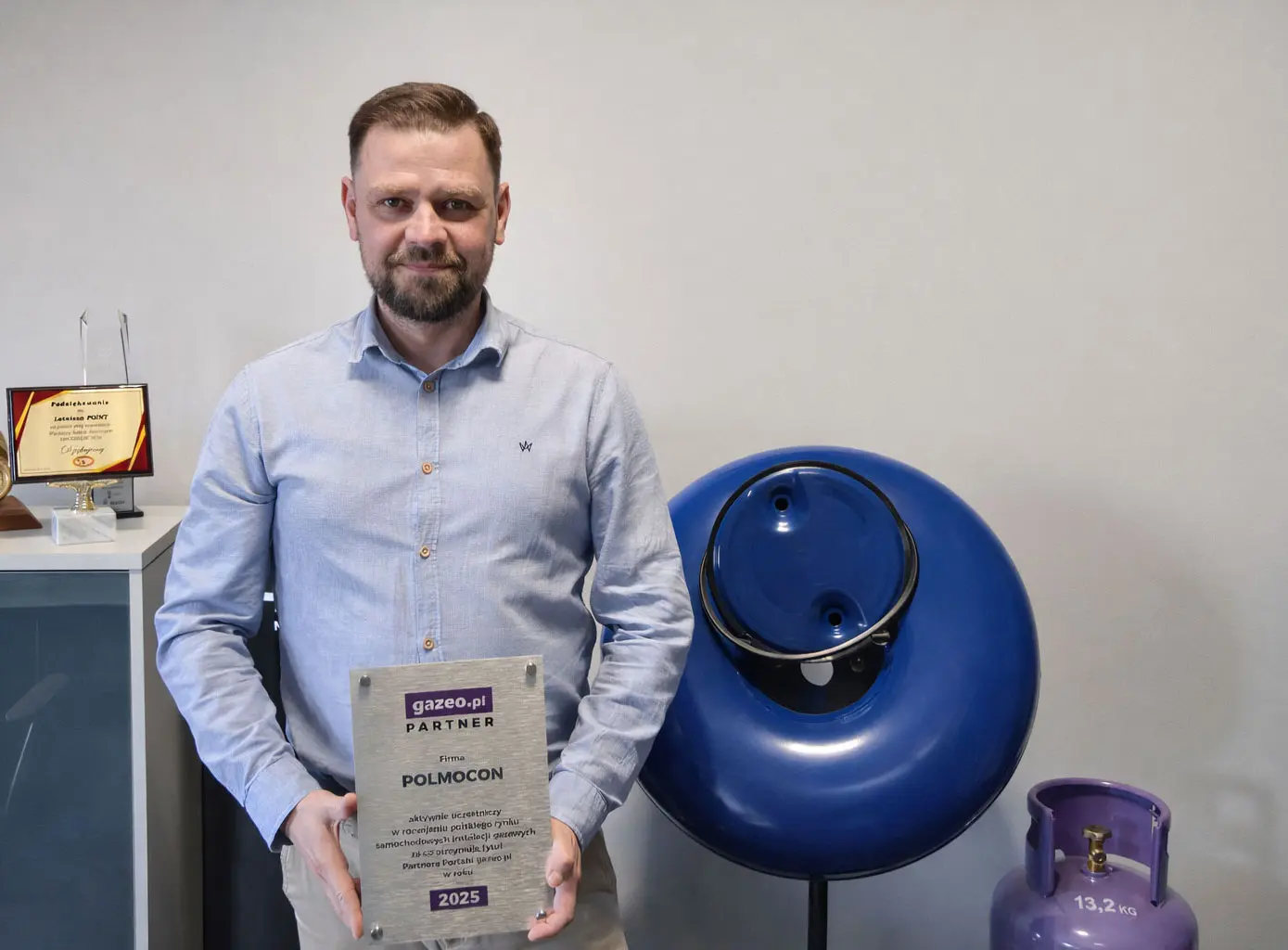 Certyfikat Partnera portalu gazeo.pl dla marki Polmocon