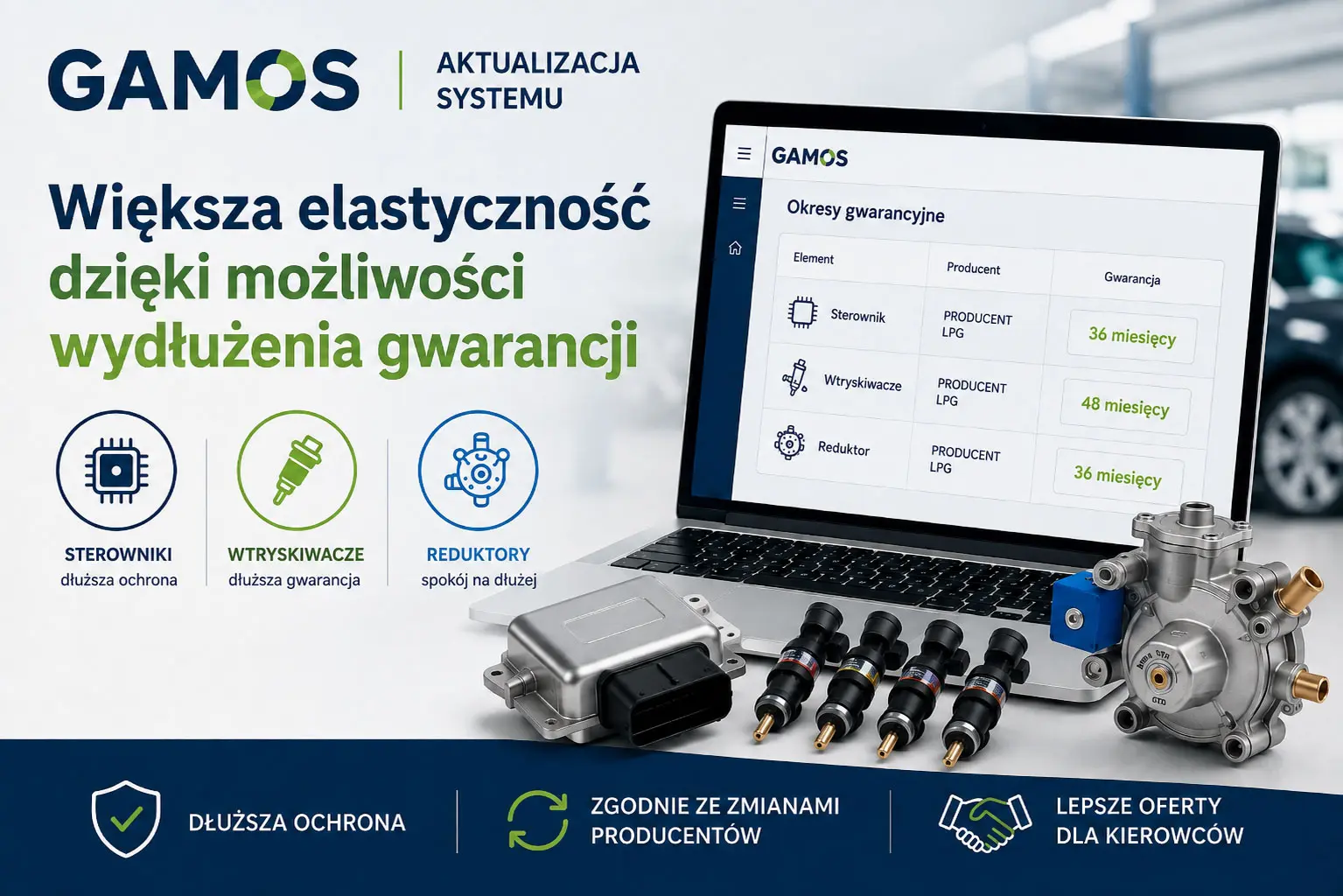 Rozwijamy system GAMOS dla warsztatów LPG