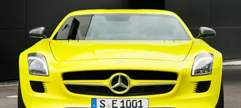 Mercedes SLS AMG E-Cell - uskrzydlony prąd